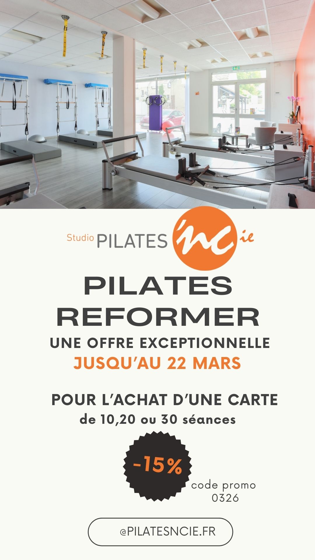 Story Instagram Cours de pilates Animée Moderne Simple